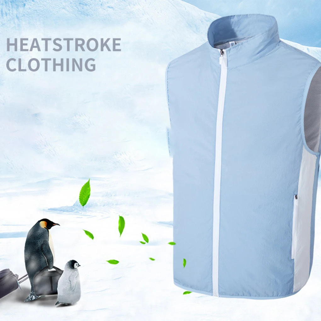 Portable Fan Shirt  Rechargeable Cooling Sweat-absorbent Breathable Men’s Cooling Vest With Airflow Technology Cooling Vest