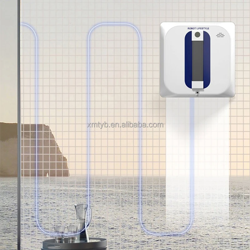 Automatic Intelligent Window Cleaning Robot Home Bidirectional Water Spray Electric Remote Control Window Cleaning Machine