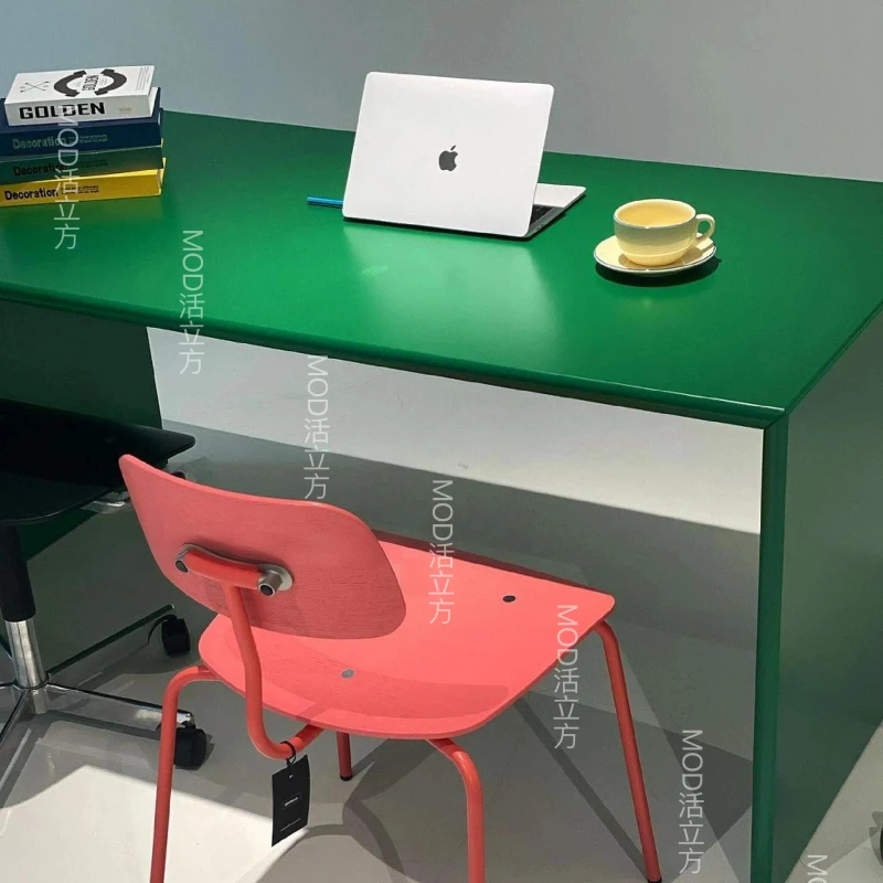 

Colorful Fashion Desk Student Home Designer Office Table Household Study Desk Writing Table Mesa De Trabalho Office Furniture
