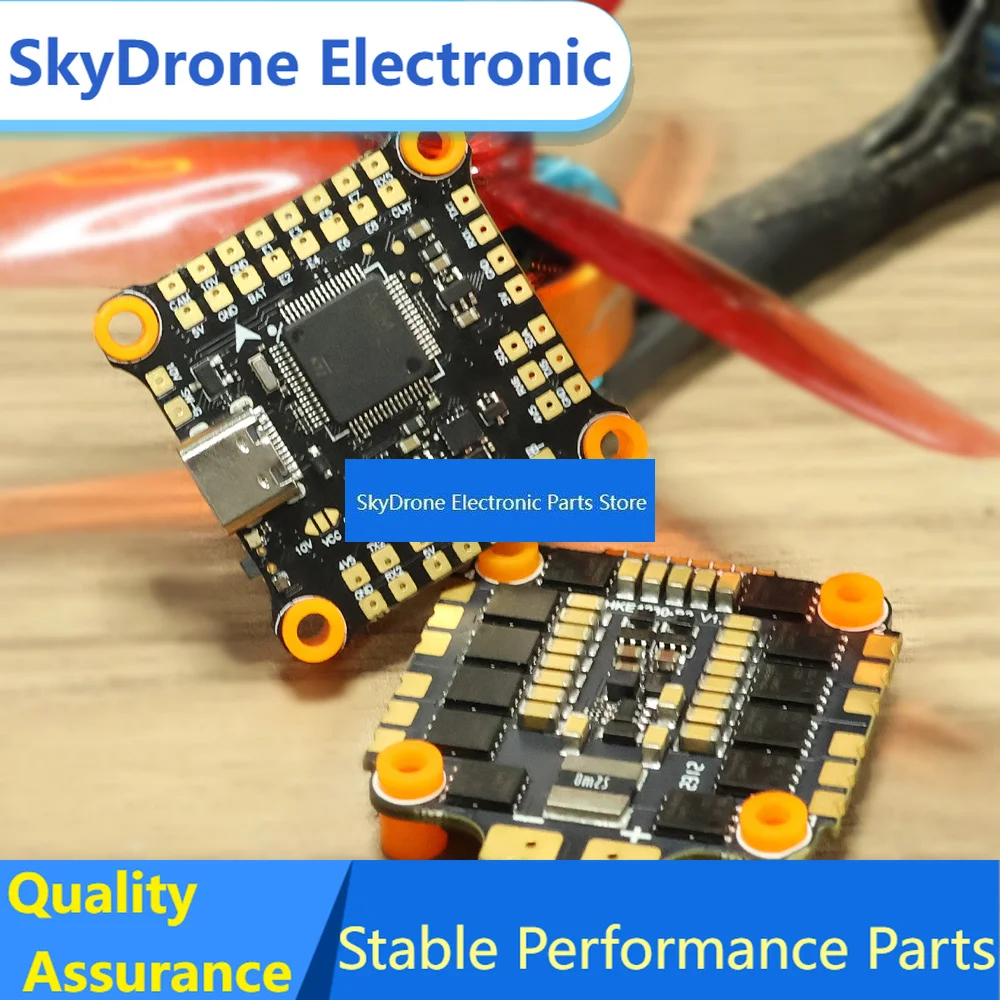 SkyDElHAKRC F722 V2 60A Stack F722 Flight Control BLHeli-32 60A ESC MPU6500 IMU For FPV DIY Parts