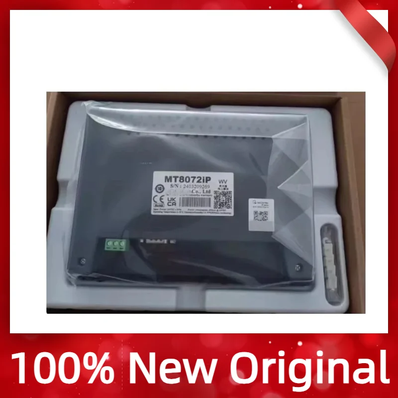 

New original MT8072Ip HMI with built-in flash memory and RTC display