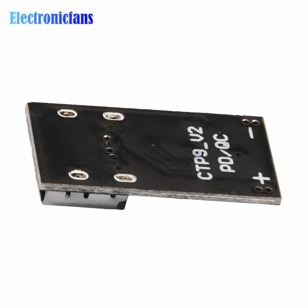 USB-C PD QC Trigger 9V 12V 15V 20V DC Adjustable Voltage Power Module 5A Type-C Female Input