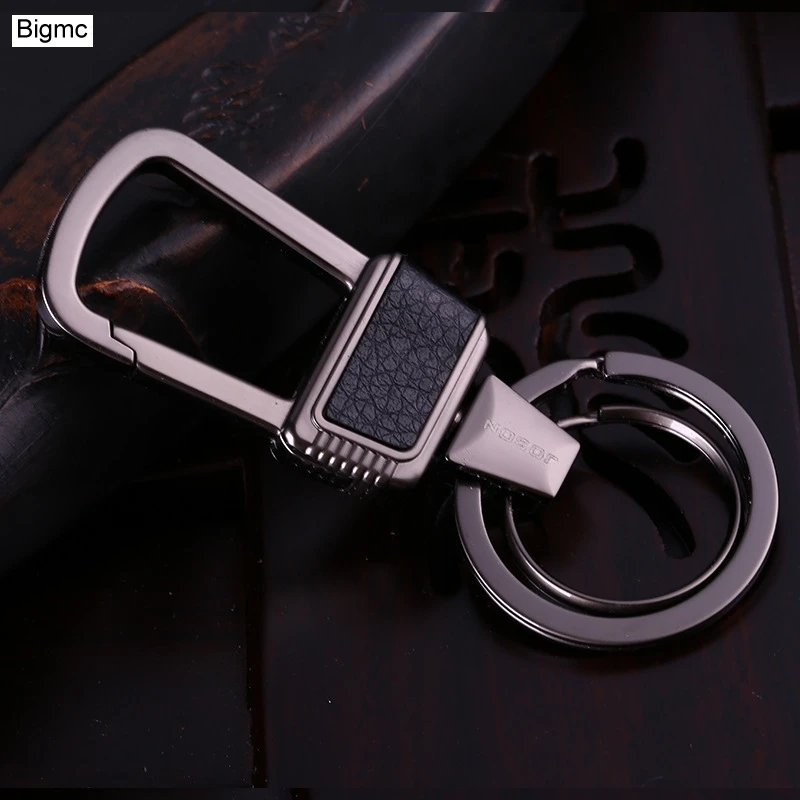 

Новинка, брелок для ключей с надписью на заказ, мужской кожаный брелок, металлический автомобильный брелок, модный брелок для ключей для мужчин и женщин, подарок на день рождения 1892