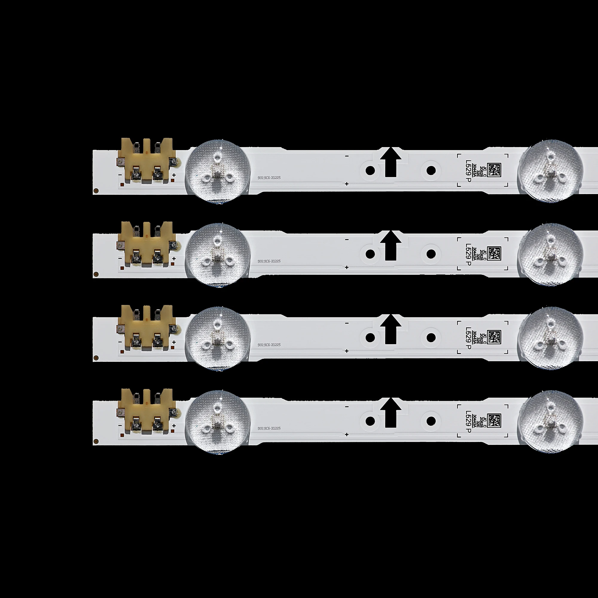 10 kits LED-achtergrondverlichting voor UE32H5000 UE32H5500 UE32J5100 UE32J5500AK UE32H6200 UE32J6300 UA32H5500AJ GH032BGA-B2 D4GE-320DC1-R1