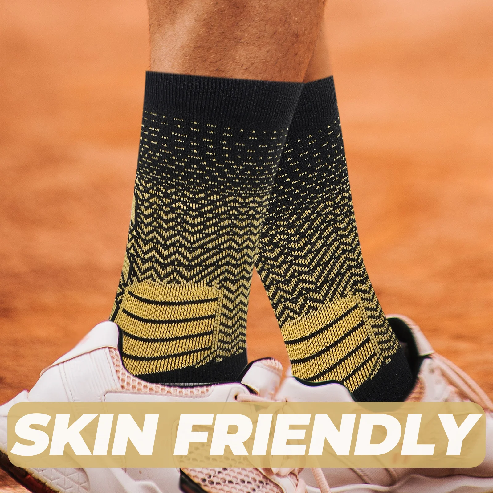 

1Pair Premium Thickened Sports Socks with Enhanced Cushioning Breathable Mid Calf Fit for Running Training Hiking Mens Athletic