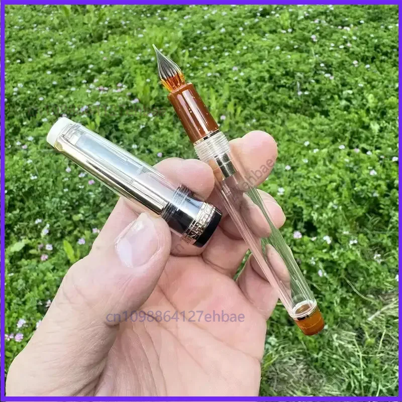 jinhao-82-改造ガラスチップディップペン用、手磨き、紙を傷つけない滑らかな書き心地、絵画ペン（浅い溝）