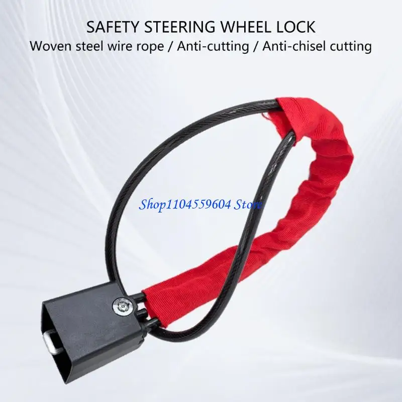 

12QM Универсальный автомобильный замок на руль, сверхмощное противоугонное охранное устройство для автомобилей, внедорожников,