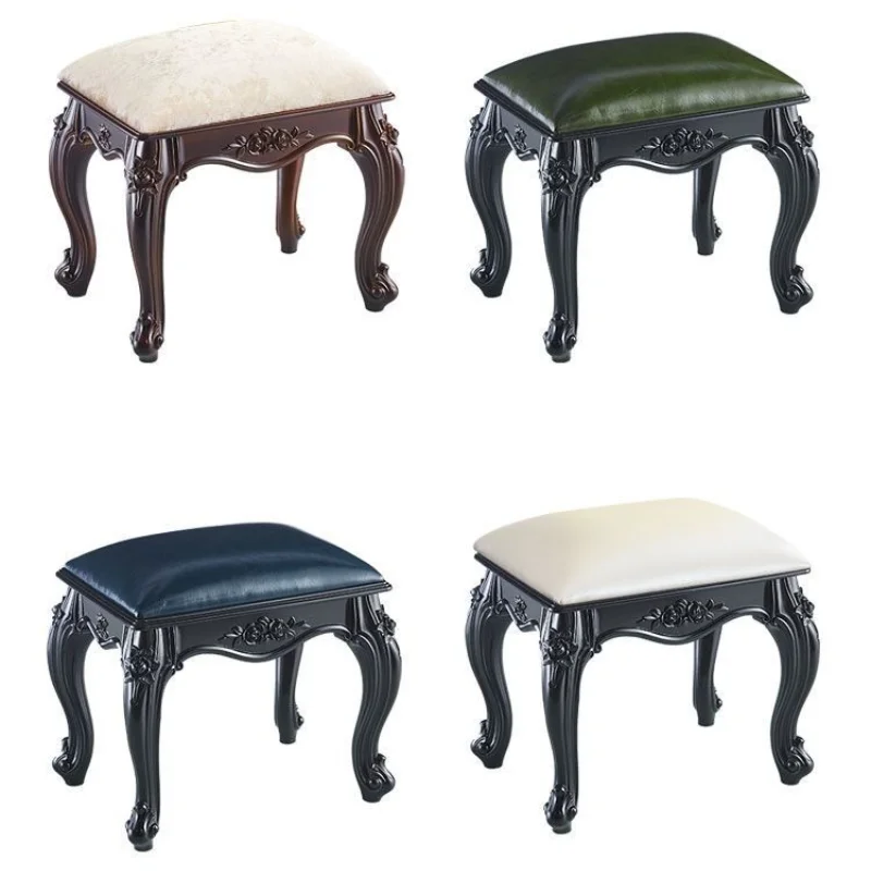 

Nordic Vanity Stools Shoe Changing Low Stool Small Sofa Footrest Stool Household 35cm High Living Room Coffee Table Ottomans