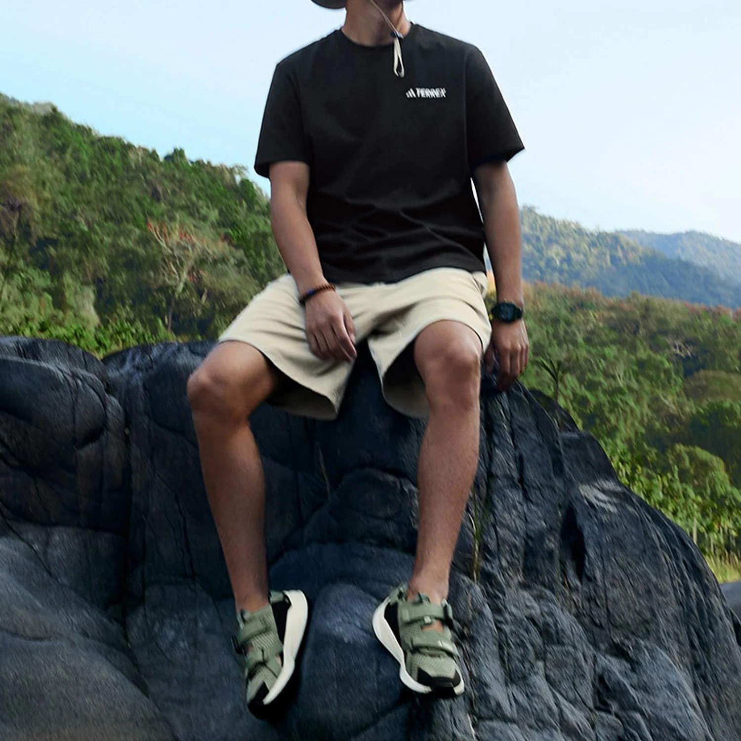 

Adidas Official Genuine Summer New Men's Casual Print Short Sleeve IW3904