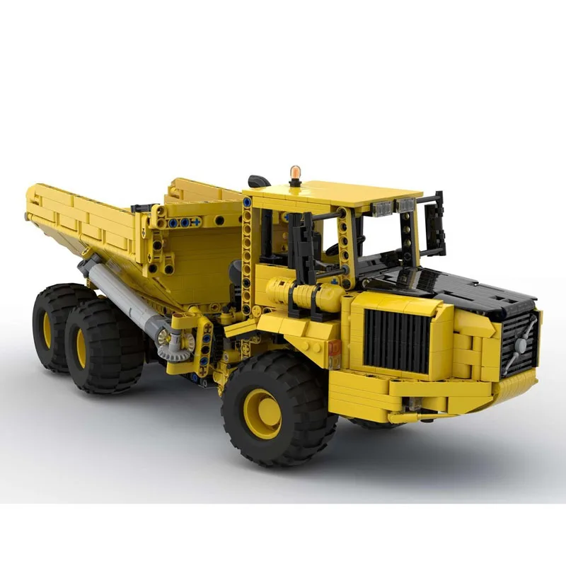 MOC-248929 New Mine Articulated Remote Control Dump Truck Building Block Model 1673 Parts Boys Children Christmas Toy Gift view 3