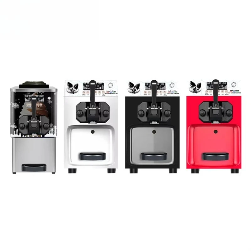 MK-6618 6-8L/H Miken Small Single Nozzle  Ice Cream Machine One Flavor Soft Ice Cream Machine