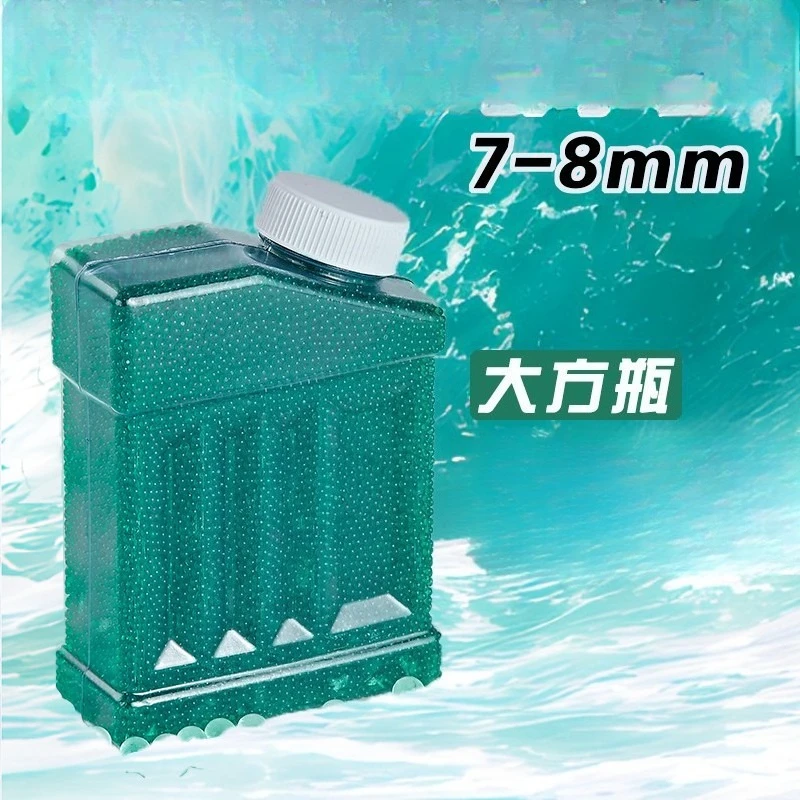 T50000PCS Wasser Murmeln Kugeln Kugeln Granate Spielzeug StructureToy 7-8mm BB Pistole Kappe Pistolen Pellets Spielzeug wasser Bombing Zugriffs