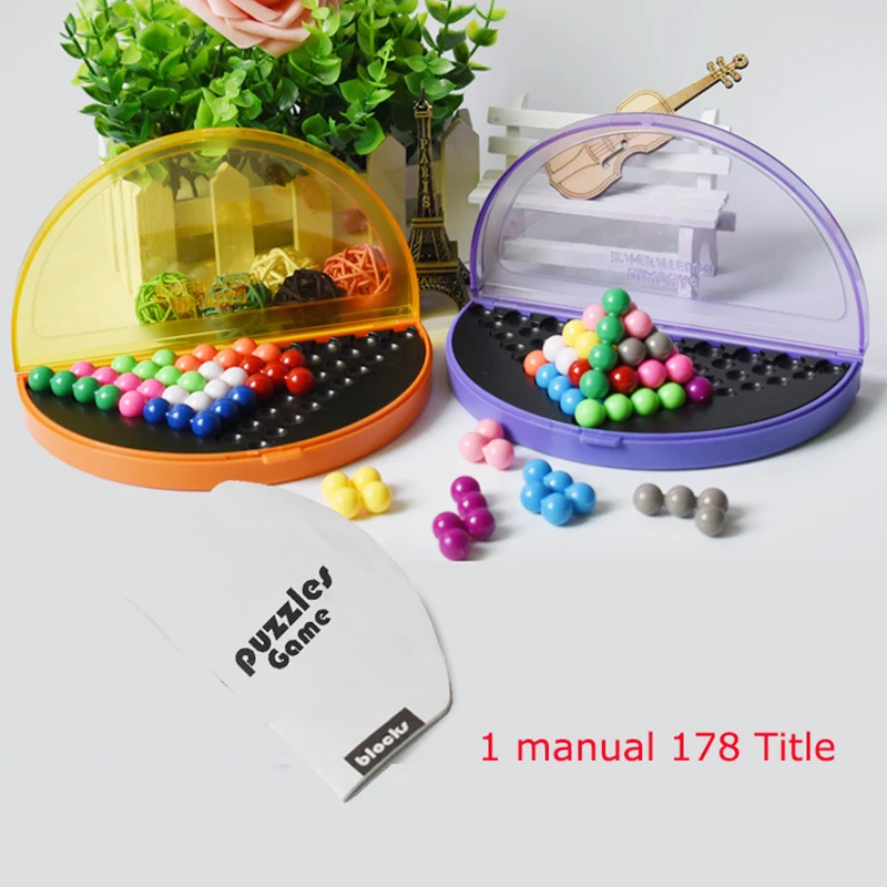 Pyramid Magic Bead Game Blocks Lernspielzeug für die Aufklärung und kognitiven Entwicklung in der frühen Kindheit