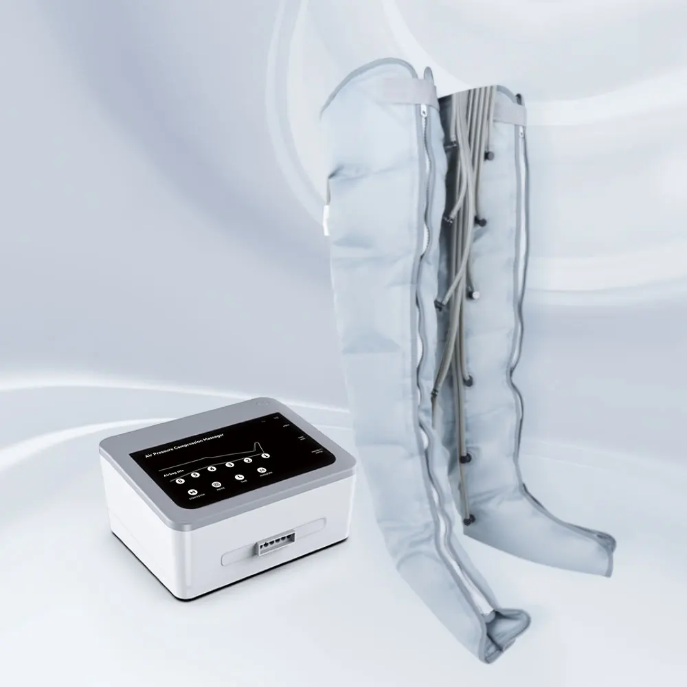 AP200 Healthpal Sport Recovery Pressotherapy Wireless Air Full Leg Compression Boots For Foot And Leg Massager