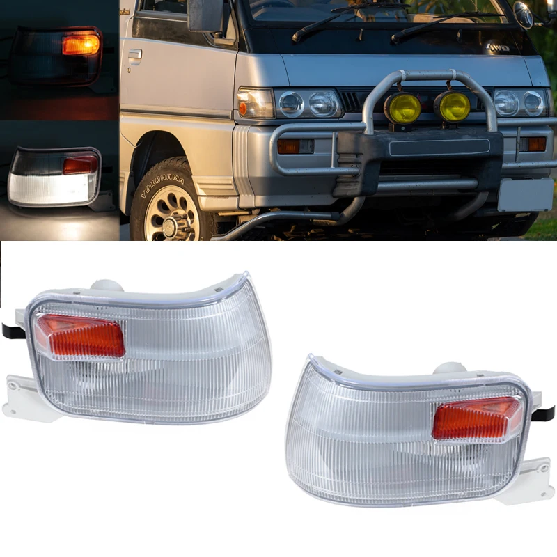 Car LED Side Corner Light For Mitsubishi L300 Delica Turn Signal Light Front Fog Light Marker Parking Light Auto Parts MB907018