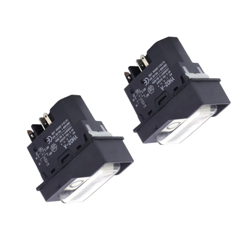 5-Pin YH02-A Electromagnetic Switch 250V AC 16A Designed for Lathes Industrial Tools and Log Splitter Applications