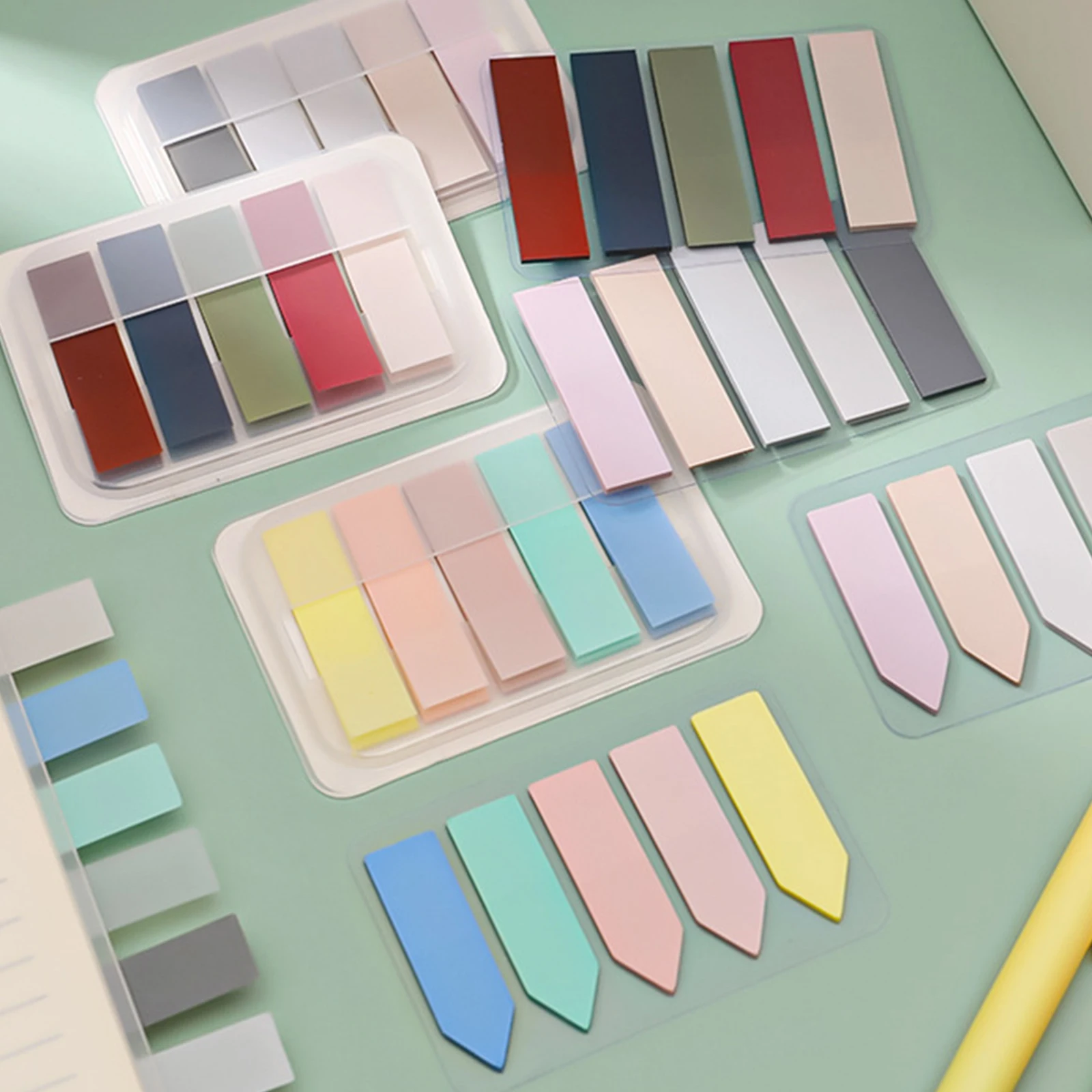 Index Tabs Self Adhesive Page Marker Transparent Waterproof Sticky Notes Classify Files Flags Posted It planner Stickers