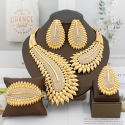 italian jewelry set collor lady necklace earrings jewelry for women high quality jewelry set
