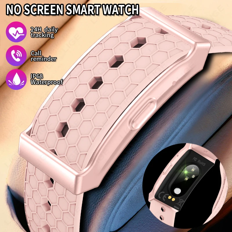 

LIGE Fitness Smart Wristband Heart Rate Sleep Monitor Exercise Pedometer Call Notification Smartwatch Bracelet For IOS Android