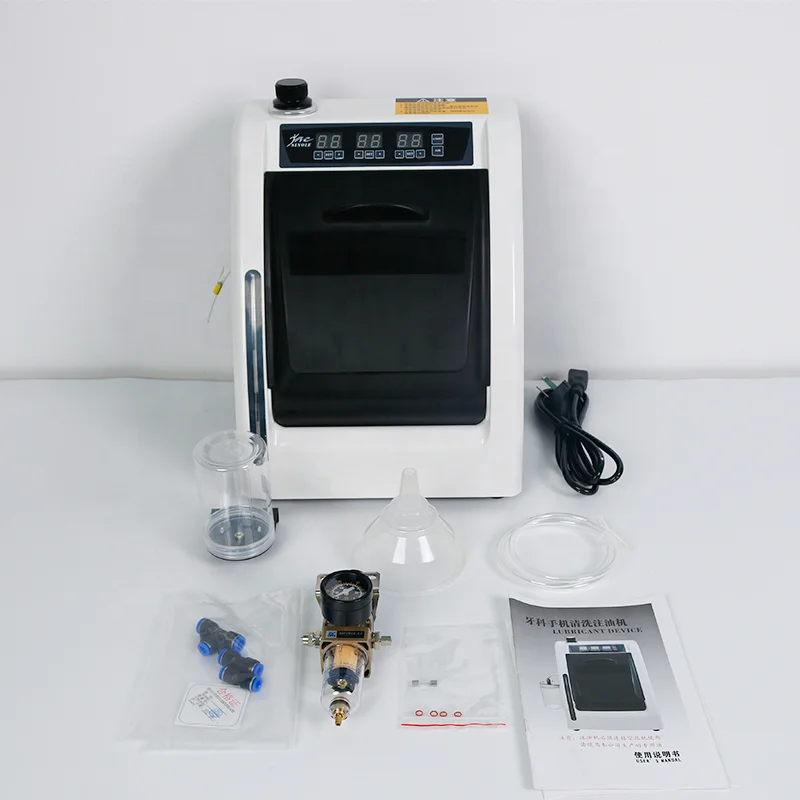 Dental Handpiece Washer Lubricator 2-in-1 Cleaning Oiling Machine