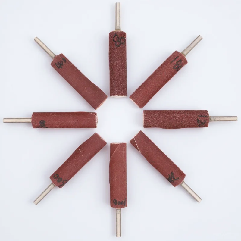 1Set Flap Wheel Sanding Drum Cylinder Head Porting Kit Rotary Tool Abrasive Flap Sander Sandpaper Roll for Rust Removal and view 6