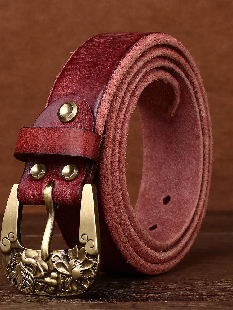 men's-belt-55mm-thi-top-layer-cowhide-copper-bule-waed-casual-national-trend-retro-colored-leather-belt