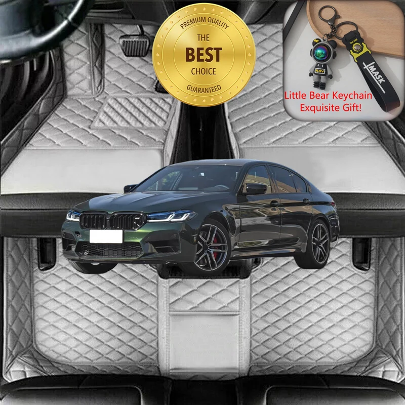 

Автомобильные коврики на заказ для BMW M5 Saloon 2000-2025, всепогодные роскошные автомобильные аксессуары, автомобильные коврики с левым/правым рулем