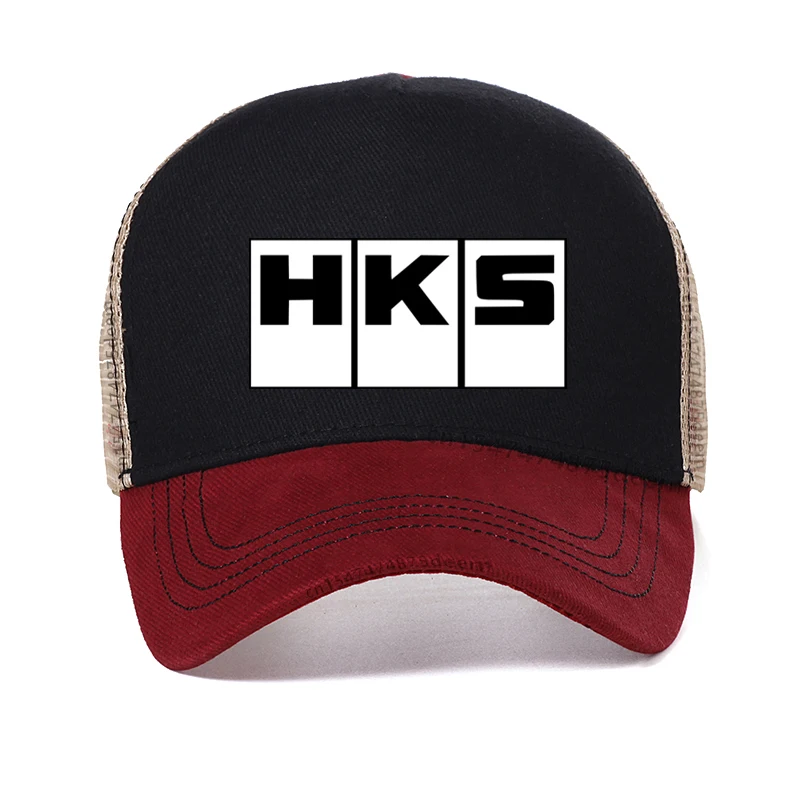 

Mens hat Limited HKS Power and Sportser Performance Turbo Logo Baseball Cap unisex Summer Mesh breathable Trucker hats