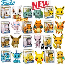 FUNKO POP Game Pokemon Anime Character CUBONE 596 # Vaporeon 627 # Raichu 645 # Mew643 # Vinyl Action Figure Collection Toy Gift