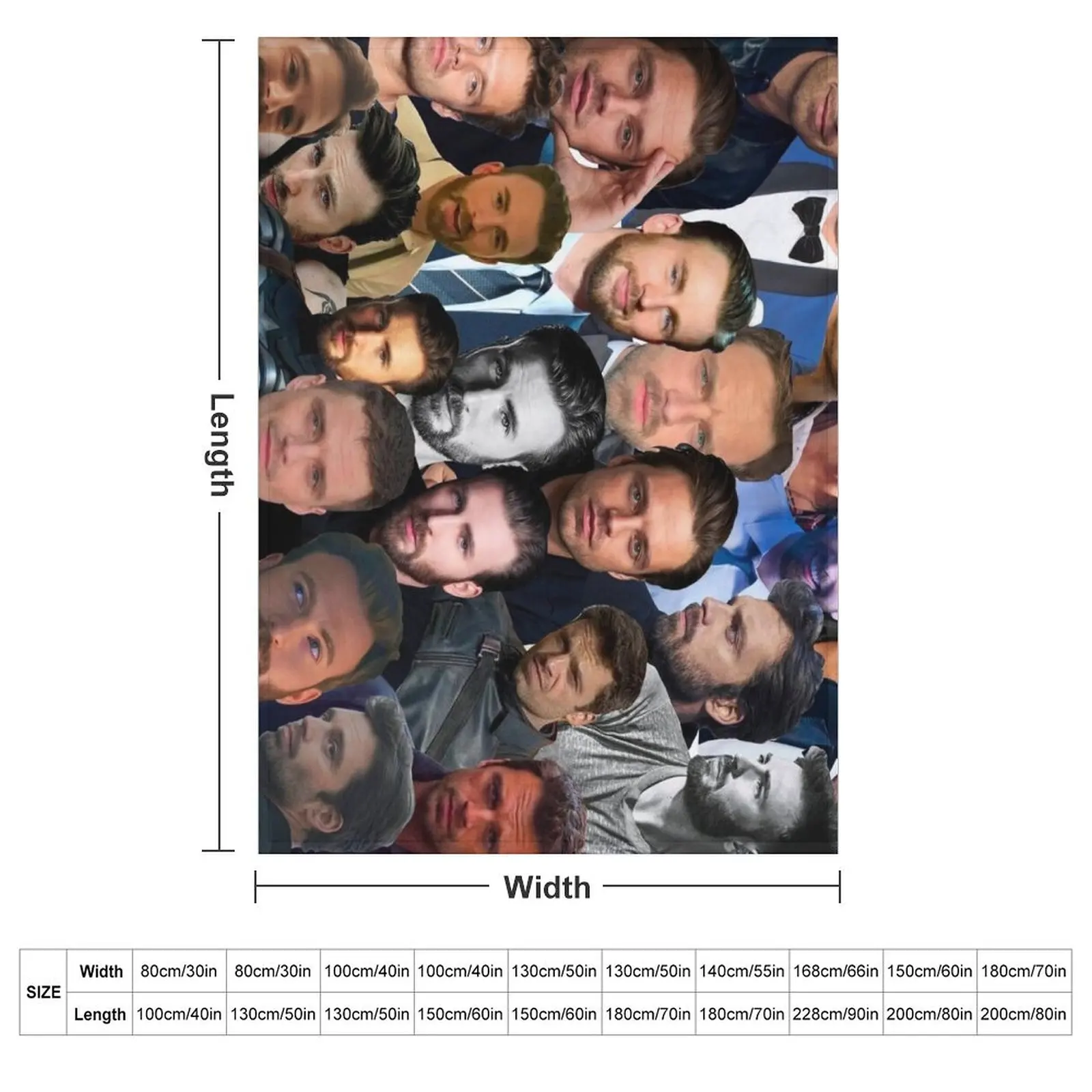 Chris + Sebastian Photo Collage Throw Blanket Polar Furrys Personalized Gift Sofa Throw blankets and throws Bed covers Blankets