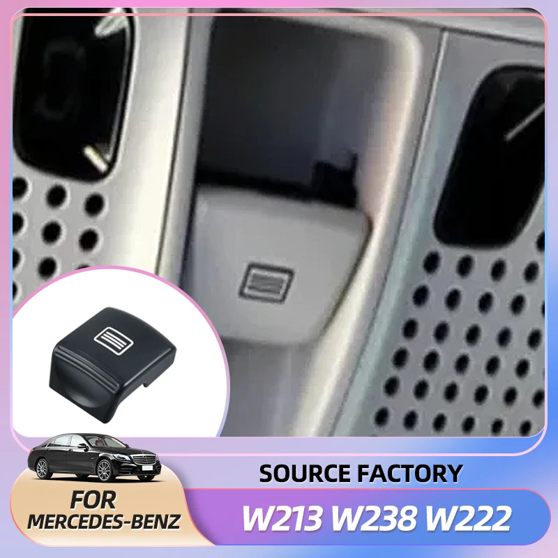 

Эмблемы, кнопка переключения окна на крыше автомобиля, крышка для Mercedes Benz E S C class GLC EQC W213 W238 W222 W205 W253 N293 Aut