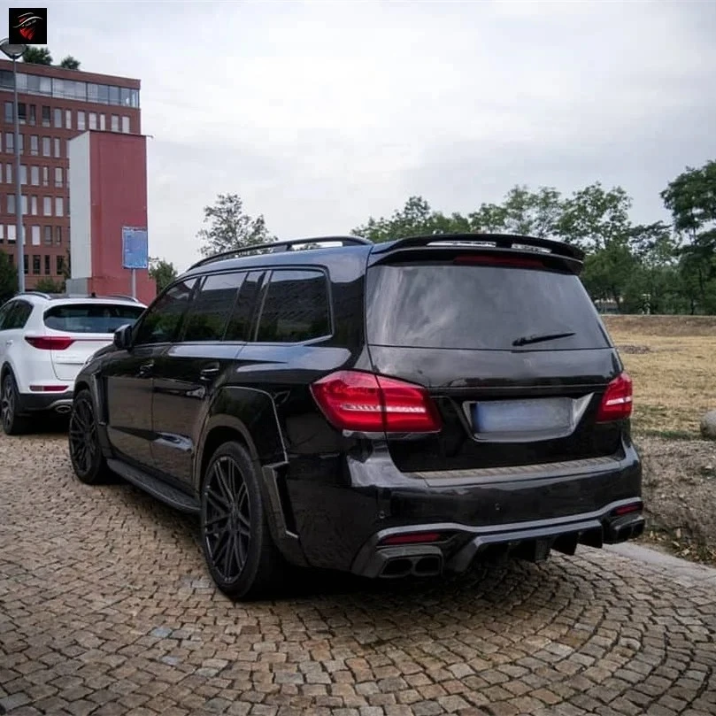 For  GLS X166 Upgrade To GLS63 Bra-bus Rear Diffuser Exhaust With Tip Dream Garage New Arrived Car Bumper 2019-2020