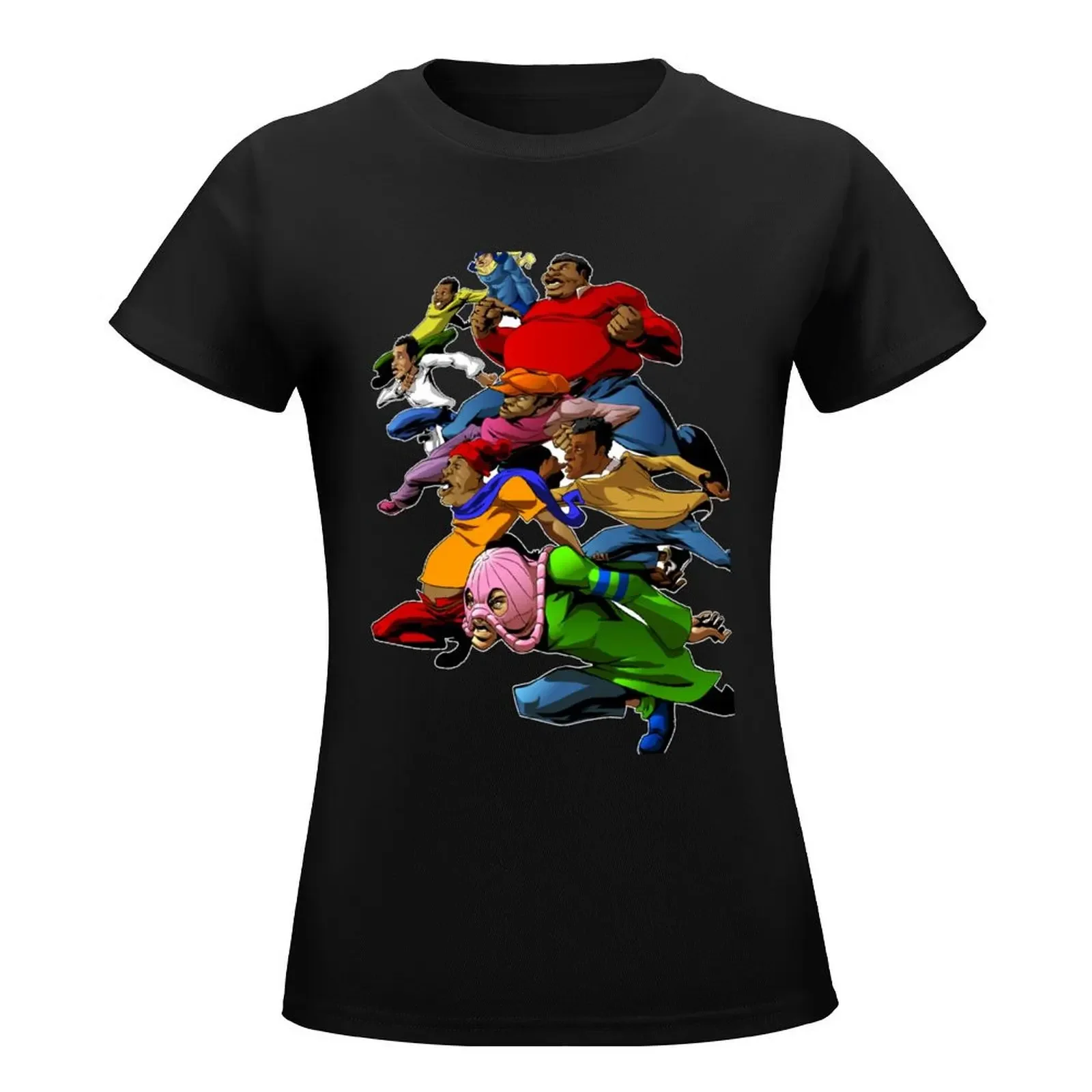 Fat Albert and the Gang Ready for battle T-Shirt Blouse cute clothes Short sleeve tee Aesthetic clothing Women t-shirts