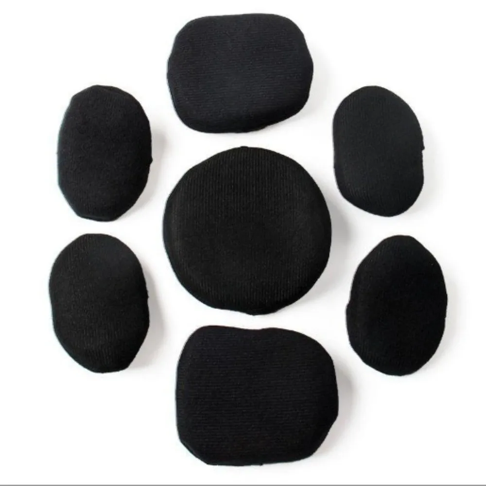 7pcs New Flexible Helmet Pads Adjustable with Adhesive Shockproof Foam Soft Portable Helmet Lining For Motorcycle Bicycle