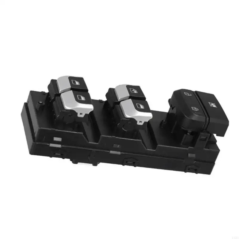 D5BE Driver Door Window Switches Panel Assembly 93571-H0100CA, 4 Button Layout with Lock Button Area, Single Unit for Routine