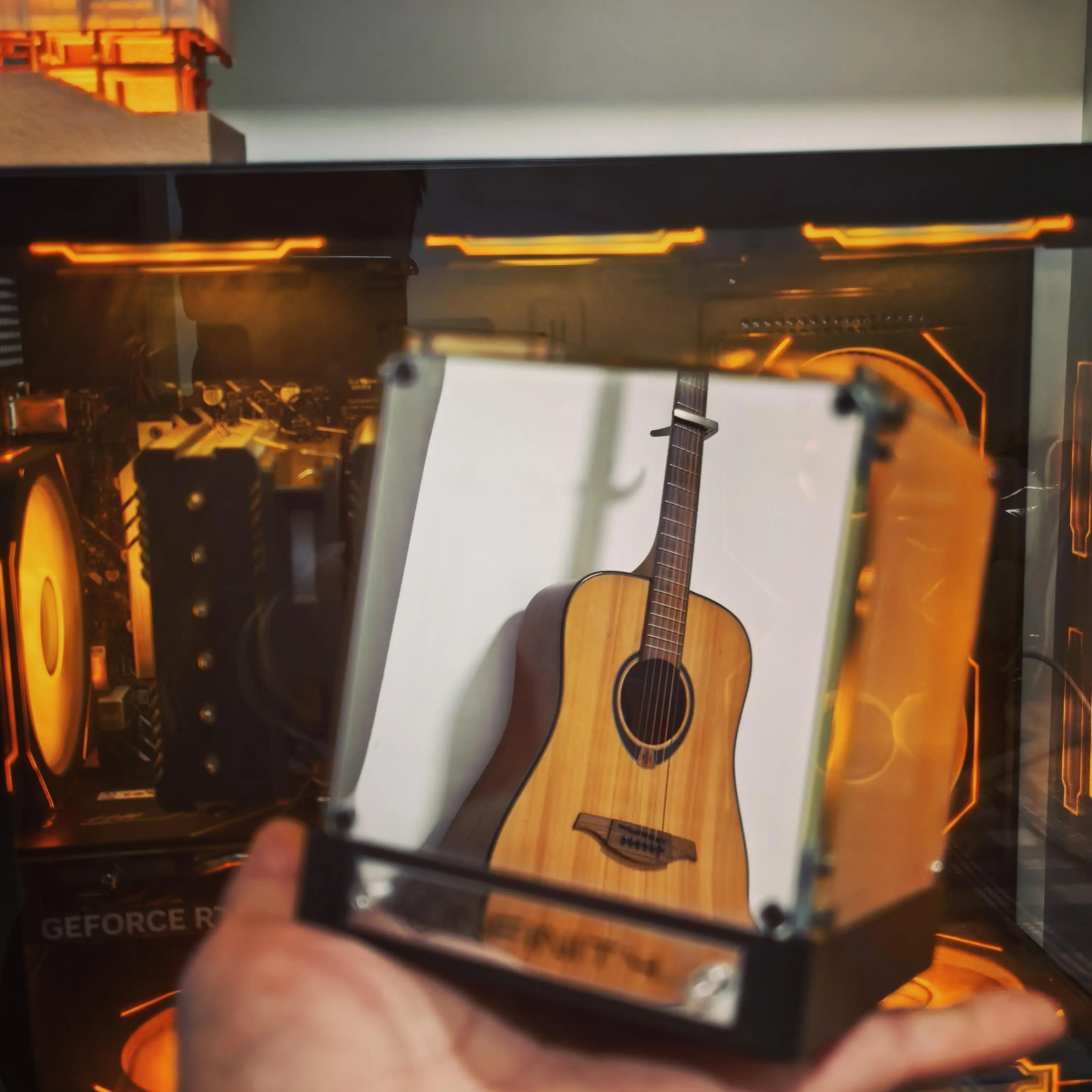 4D Hypercube RGB الألعاب المحيطة مصباح مكتب الديكور الخيال العلمي ثلاثية الأبعاد الإبداعية الهاوية ليلة ضوء هدية لغرفة النوم حفلة عيد ميلاد #5