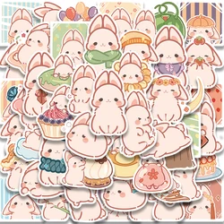 50PCS Kawaii Rabbit Bunny Cute Girl Stickers for DIY Motorcycle Stationery Bicycle Laptop Planner Scrapbook Kids Toy Sticker