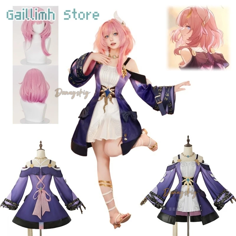 

Honkai: Star Rail Cyrene Cosplay Costume Uniform Halloween Carnival Party Christmas Play Role Clothes Clothing for Women