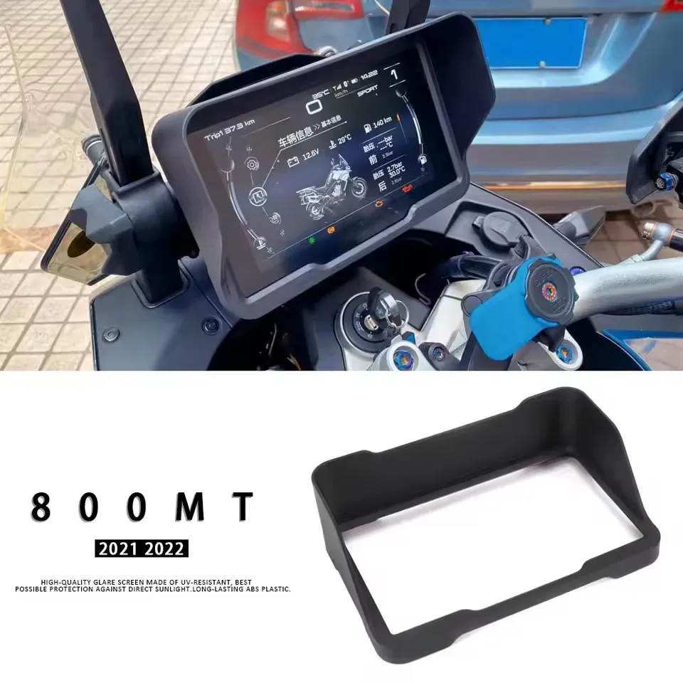 

New Black Glare Protection For CFMOTO 800MT 800 MT 800mt 2021 2022 Motorcycle Accessories Screen Visor Meter Cover Guard