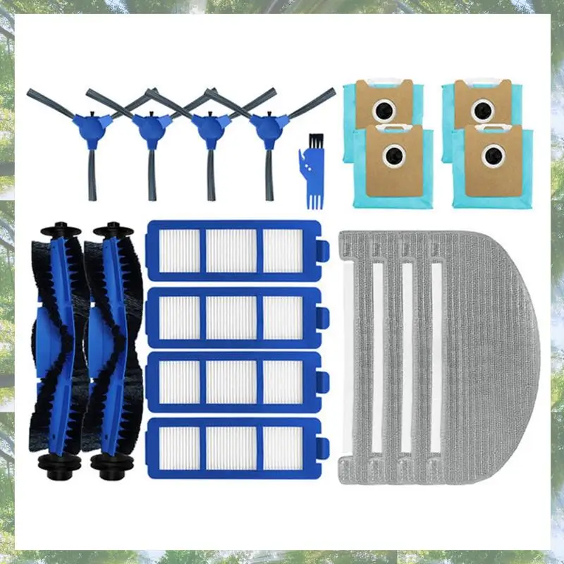 L73A 2025-For Eufy G40 Hybrid / Hybrid+ Robot Vacuum Cleaner Parts Main Side Brush Mop Cloth Rags Hepa Filter Dust Bags