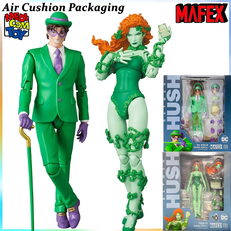 MEDICOM TOY - Figuras de Acción Originales de la Serie MAFEX, Hush Batman, Superhéroes, Ciencia Ficción, Cómics, Philodendrons, The Riddler, Modelo de Juguete