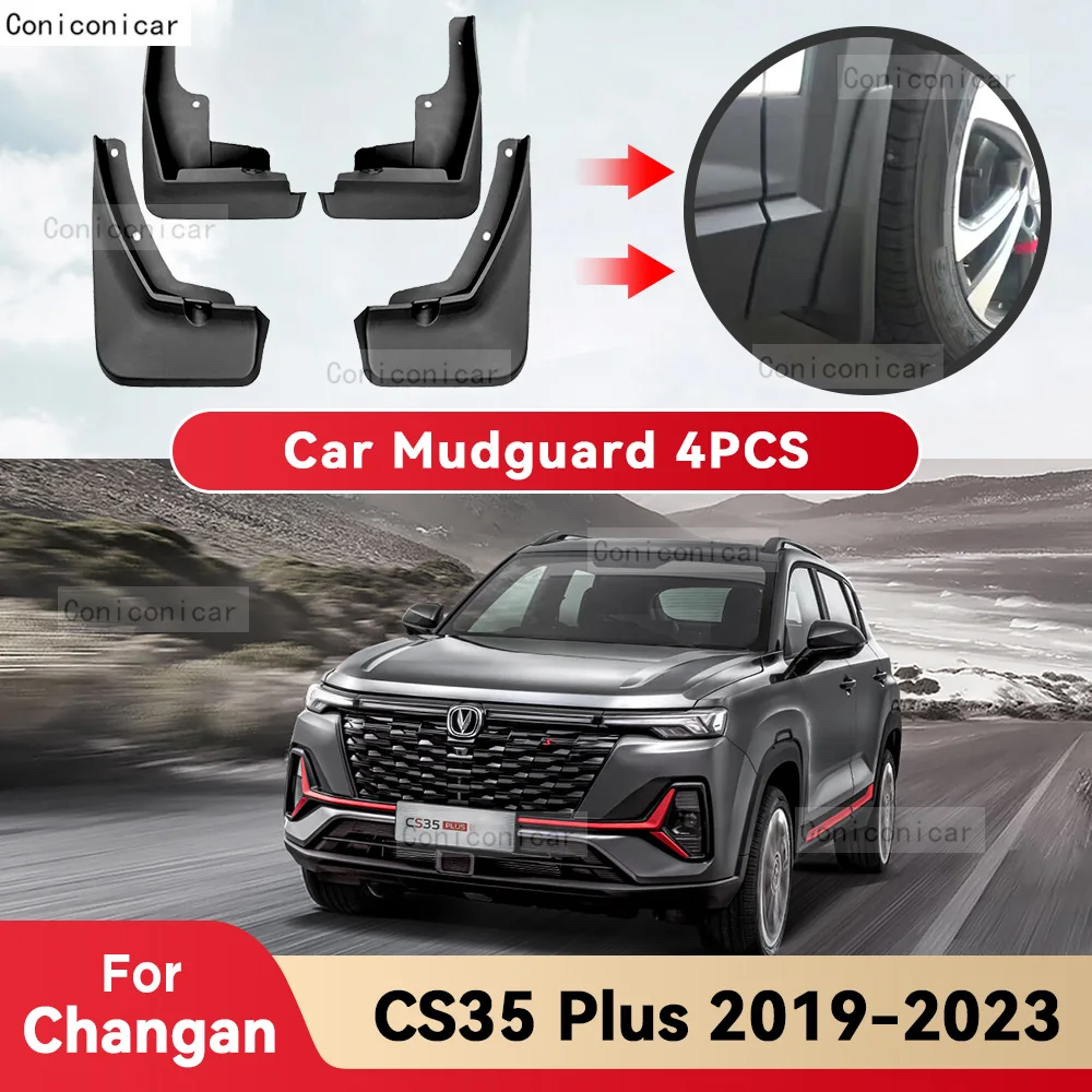 

For CHANGAN CS35 Plus 2019-2023 Mud Flaps Splash Guard Mudguards MudFlaps Front Rear Wheel Fender Styling Car Accessories