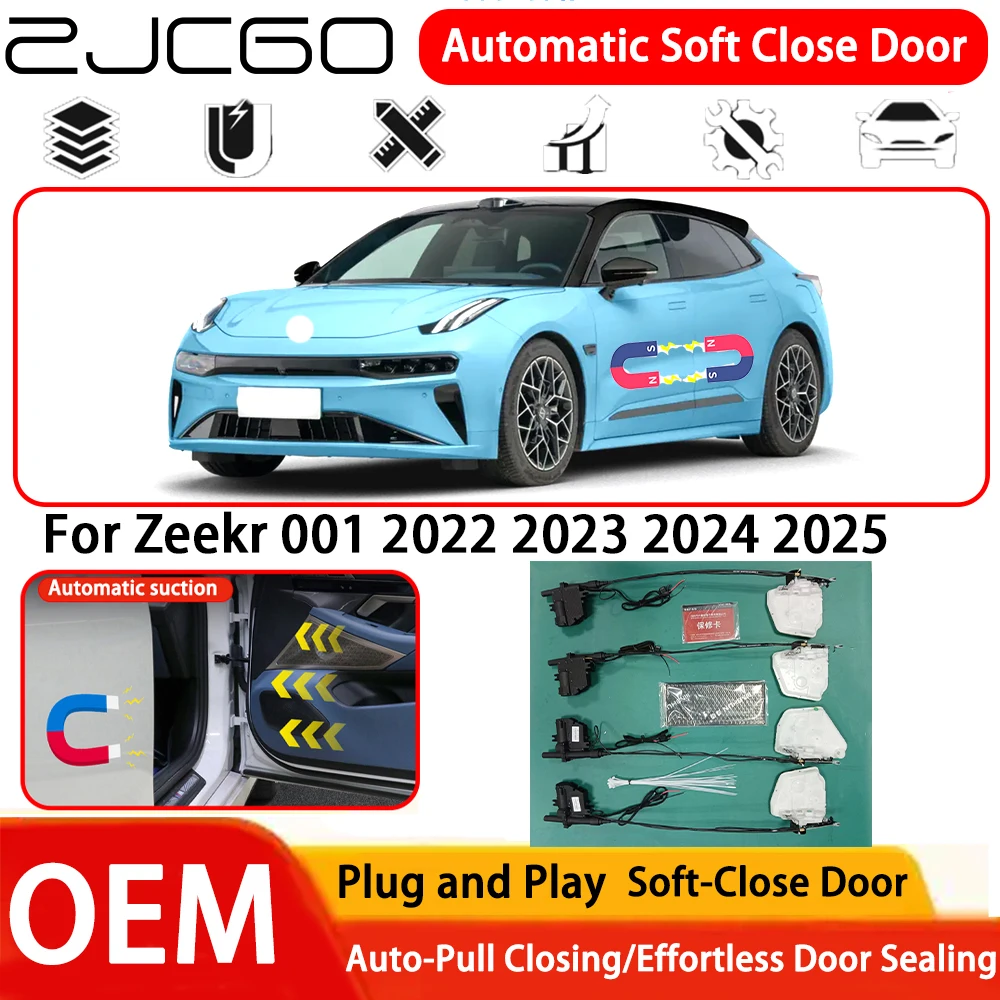 

﻿ Система автоматического мягкого закрывания дверей (Comfort Closing) для Zeekr 001 2022-2025, OEM, Plug and Play