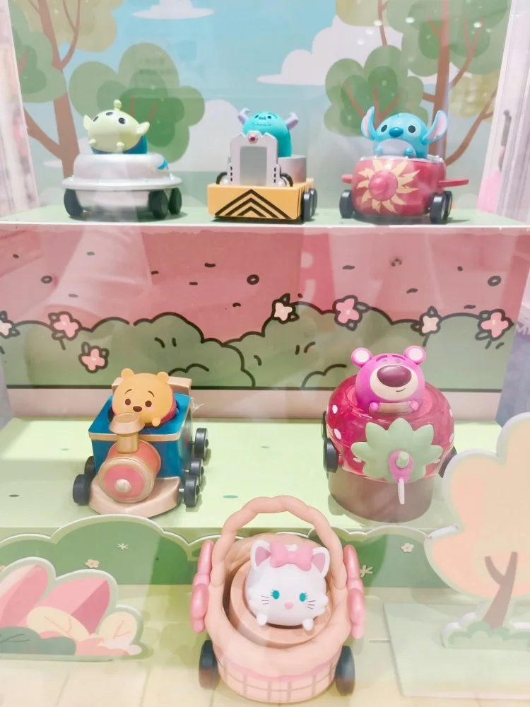 2025 New Miniso Disney Tsum Tsum Parade Series Blind Box Anime Figure Stitch Alien Merchandise Trendy Toy Desktop Cute Ornament