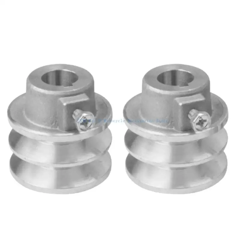 L5BC Belt Pulley for 168F 19mm/20mm Bore Double Grooves Pulley 54mm/56mm Diameter