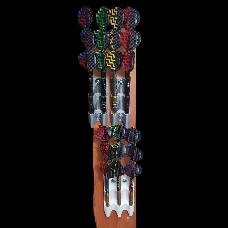 New 1Pcs Holds 9 Darts Space-Saving Dart Case Organizer Wall-Mounted Dart Display Rack For Living Room/study/bar