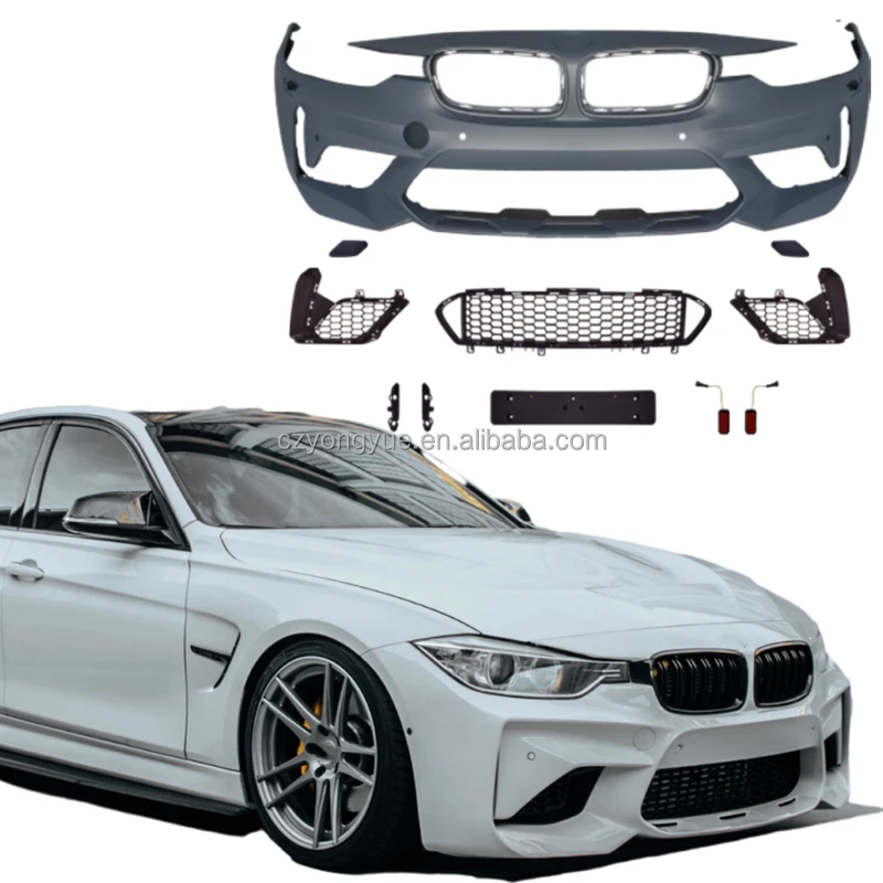 F30 Front Bumper Upgrade to M3 M VS Body Kit Update CS  Performance Bodykit for   3 Series  F35 320i LIC 2012-2018