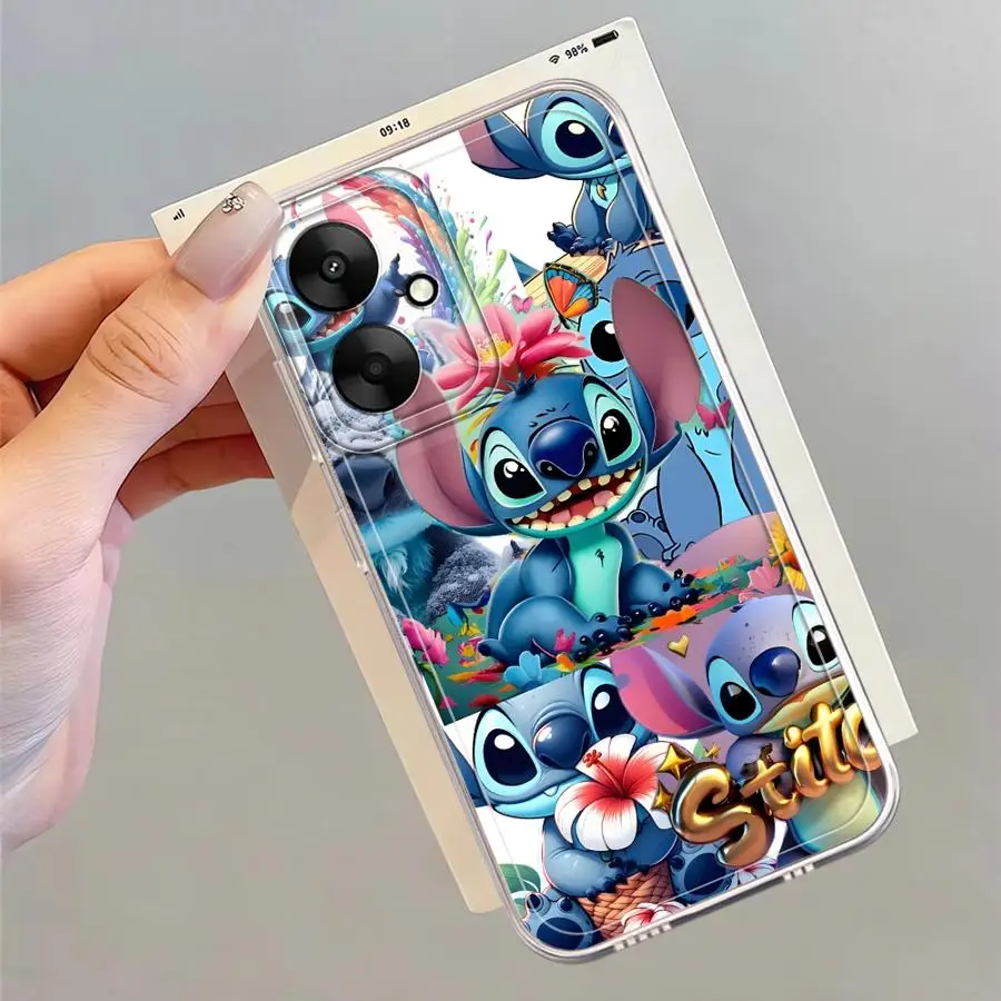 حافظة ديزني ستيتش كارتونية مضحكة لهاتف Xiaomi Poco X3 Pro X3 NFC غطاء شفاف