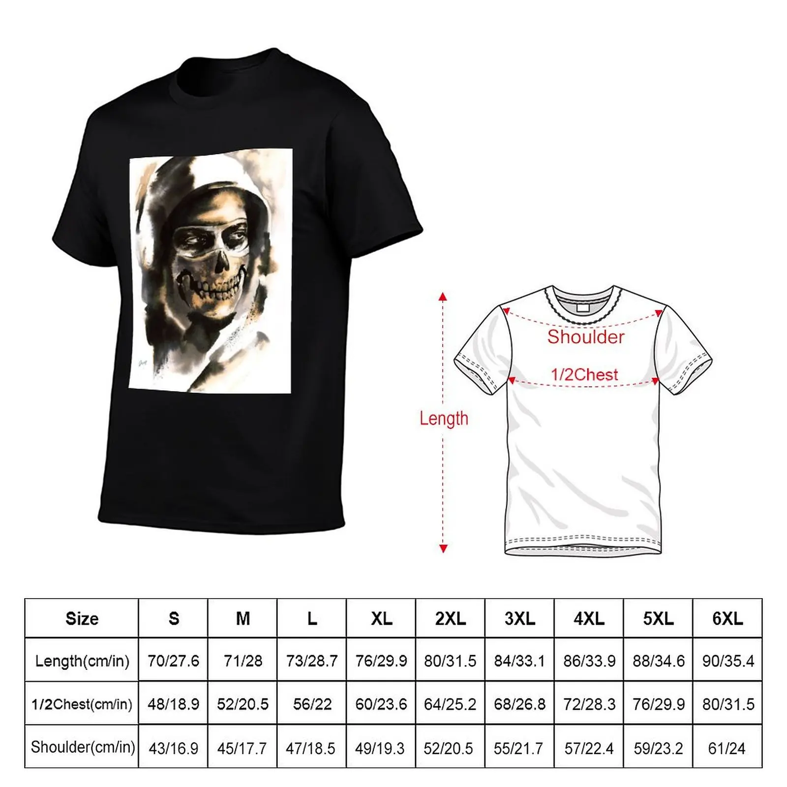 Simon Ghost Riley in MW2 T-Shirt sweat plus size clothes anime men t shirts