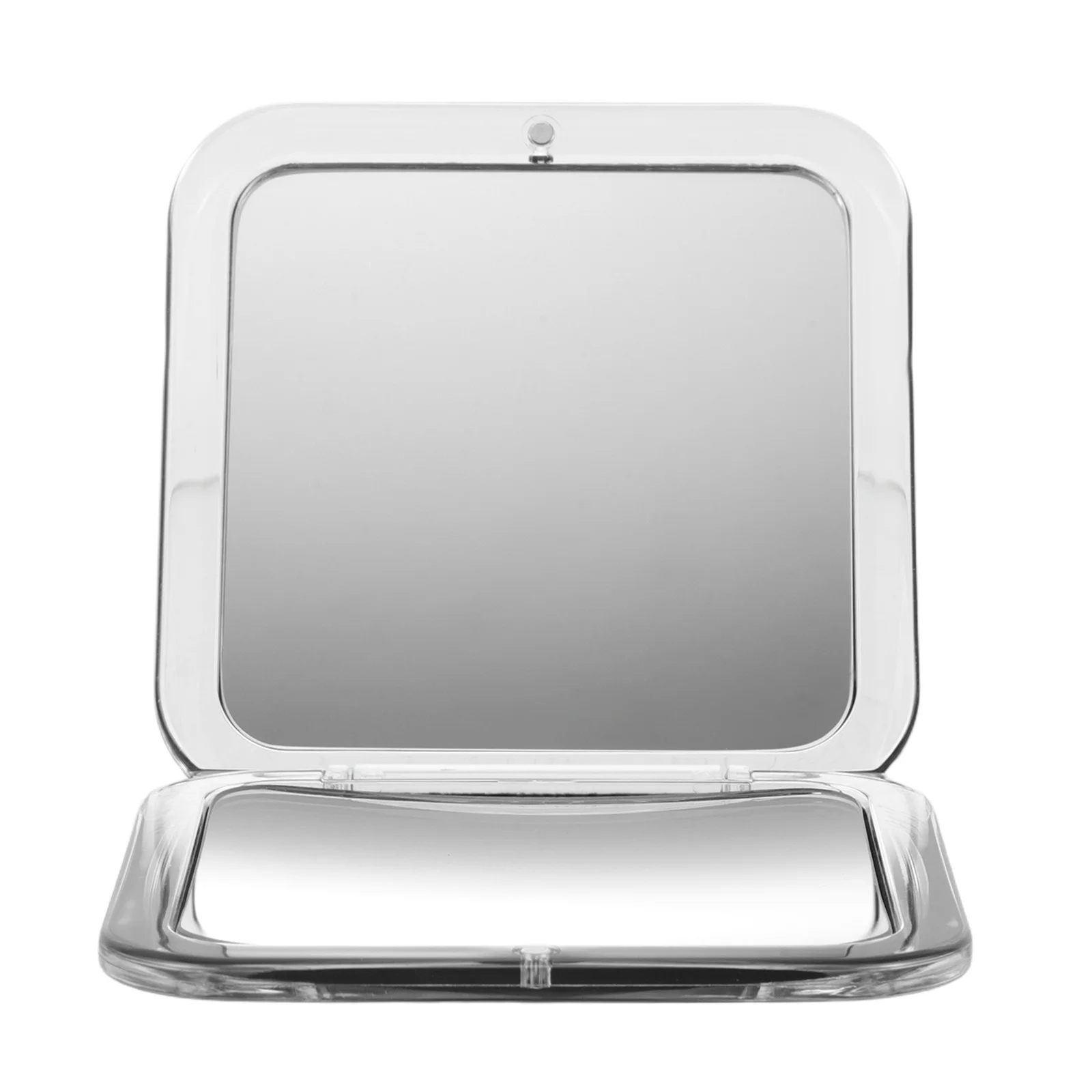 

Folding Makeup Mirror: Compact Lightweight Square Travel Hand Mirror For Women High-Definition Reflective Surface